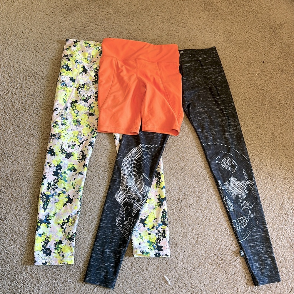 Leggings and shorts